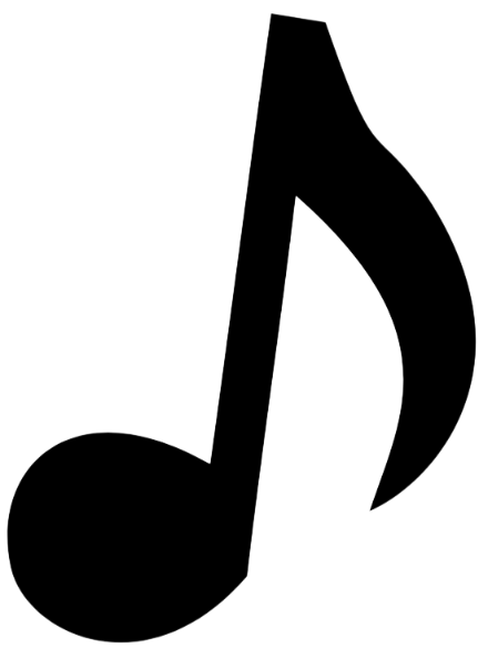 An image of an eighth note